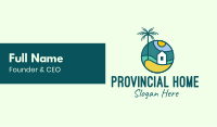 Tropical Beach House Business Card Image Preview