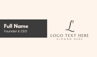 Fashion Store Business Card example 2