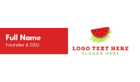 Artistic Watermelon Business Card