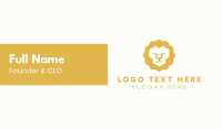 Lion Face Business Card