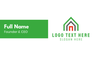Green Triangle House Business Card