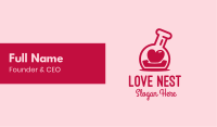 Love Potion Flask Business Card Image Preview