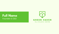 Green Golf Course Flag Shield Business Card Image Preview