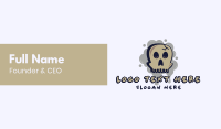 Skull Graffiti Art Business Card