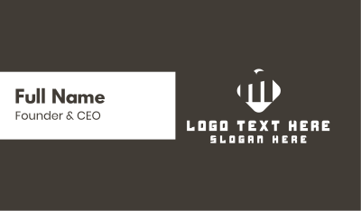 Simple Cube Lettermark Business Card Image Preview