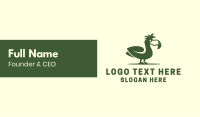 Green Dodo Bird Business Card