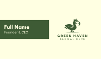 Green Dodo Bird Business Card Image Preview