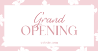 Floral Grand Opening Facebook Ad