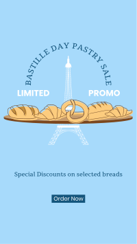 Bastille Day Breads Instagram Story Design