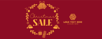 Christmas Wreath Sale Facebook Cover