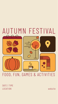 Fall Festival Calendar Facebook Story