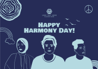 Harmony Day Celebration Postcard