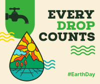 Every Drop Counts Facebook Post