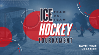 Sporty Ice Hockey Tournament Video Image Preview