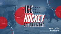 Sporty Ice Hockey Tournament Video