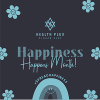 Spread Happiness Instagram Post Design