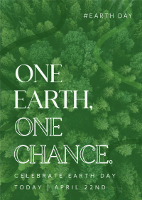 One Earth Poster