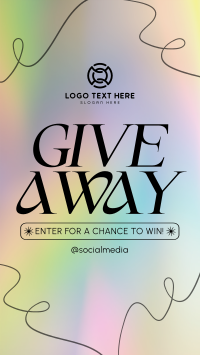 Minimalist Gradient Giveaway Instagram Reel Image Preview