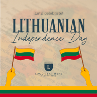 Modern Lithuanian Independence Day Instagram Post