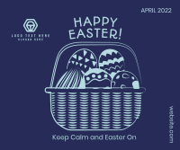 Easter Basket Facebook Post Design