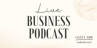 Corporate Business Podcast Twitter Post