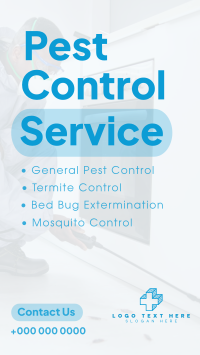 Minimalist Pest Control Instagram Reel Image Preview