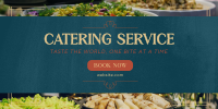 Sophisticated Catering Service Twitter Post