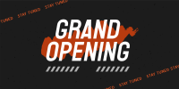 Grand Opening Modern Twitter Post