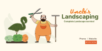 Uncle's Landscaping Twitter Post