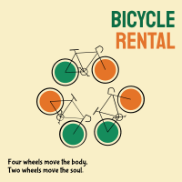 Bicycle Rental Instagram Post
