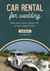 Classic Car Rental Flyer