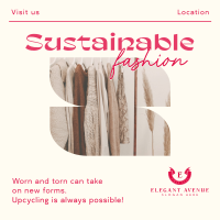 Elegant Minimalist Sustainable Fashion Instagram Post Image Preview