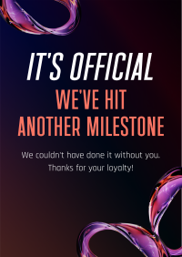 Agnostic Milestone Poster