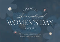 Women's Day Celebration Postcard