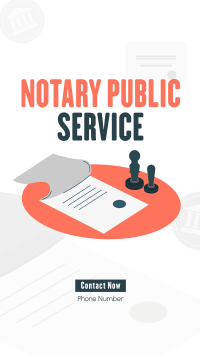 Notary Stamp Instagram Story