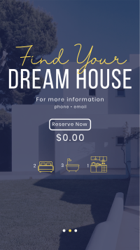 Your Own Dream House Facebook Story