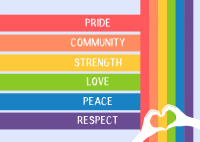 All About Pride Month Postcard