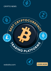 Cryptocurrency Trading Platforms Poster