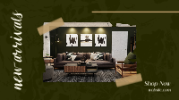 Chic Textured Home Facebook Event Cover