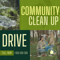 Community Clean Up Drive Instagram Post Image Preview