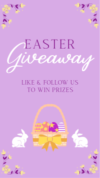 Easter Bunny Giveaway Instagram Story