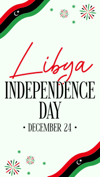 Happy Libya Day TikTok Video Design