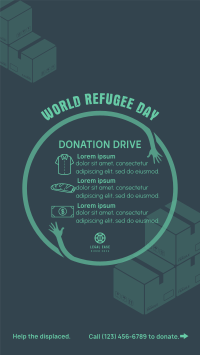 World Refugee Day Donations Instagram Story