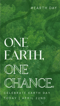 One Earth Facebook Story