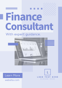 Modern Finance Consultant Poster