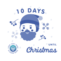 Cute Santa Countdown Instagram Post Design