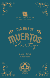 Day of the Dead Invitation Image Preview