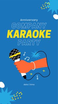 Company Karaoke Facebook Story