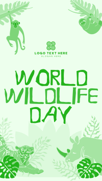 Rustic World Wildlife Day TikTok Video Design