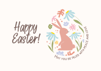 Fun Easter Bunny Postcard